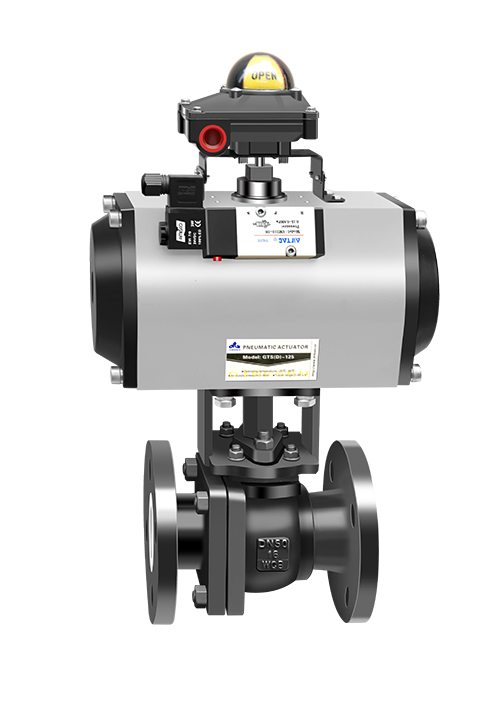 DQOF46 fluorine-lined O-type ball valve